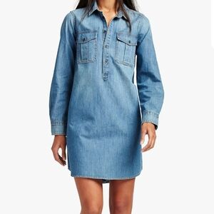 Lucky Brand popover shirtdress

Women's Blue Denim Dress Size S $30